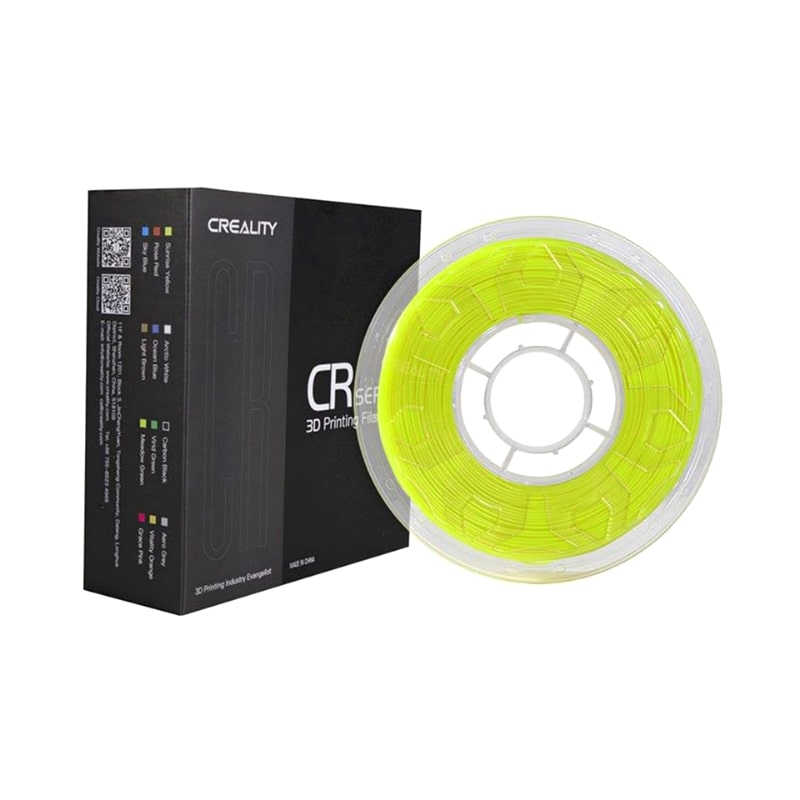 3D Printer Filament CREALITY CR-PLA 1.75mm Spool of 1Kg Fluorescent Yellow (3301010031)