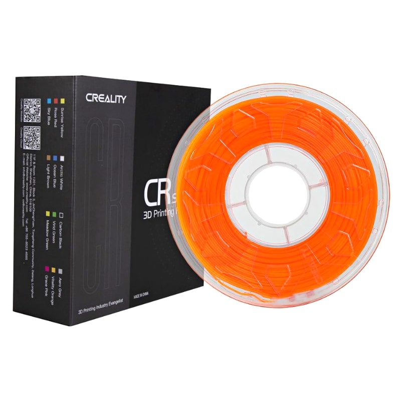 3D Printer Filament Creality CR-PLA 1.75mm Spool of 1Kg Fluorescent Orange (3301010030)