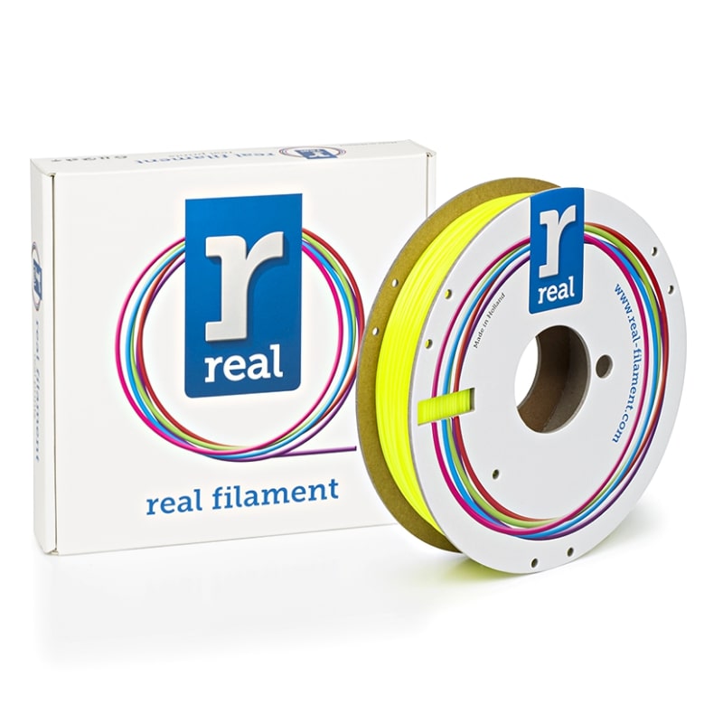 3D Printer Filament REAL PETG 1.75mm Spool of 0.5Kg Translucent Yellow (NLPETGTYELLOW500MM175)