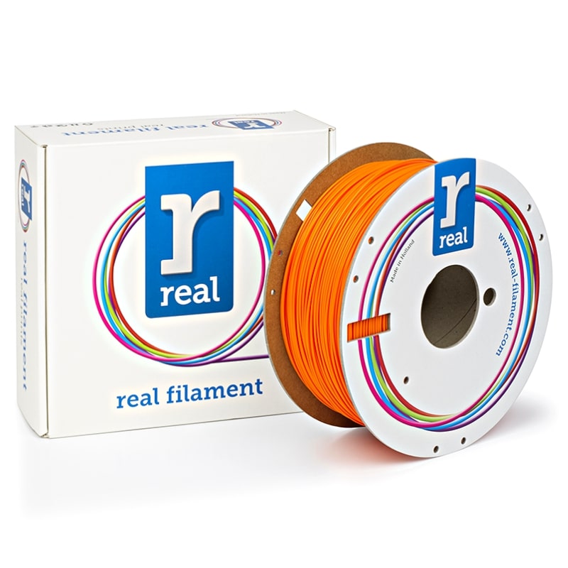 3D Printer Filament REAL PLA 1.75mm Spool of 1Kg Fluorescent Orange (NLPLAFORANGE1000MM175)