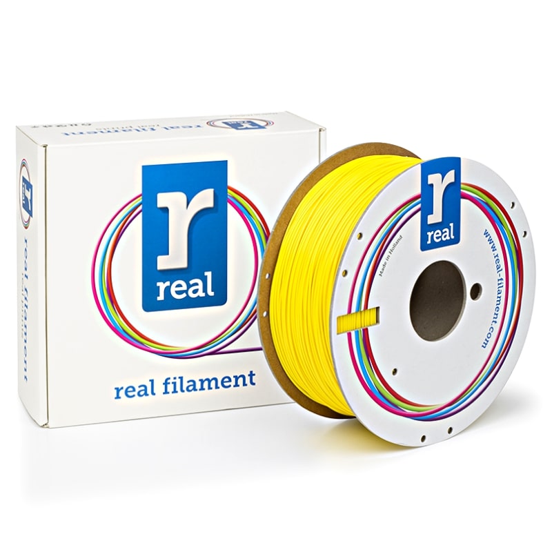 3D Printer Filament REAL PLA 1.75mm Spool of 1Kg Yellow (NLPLAYELLOW1000MM175)