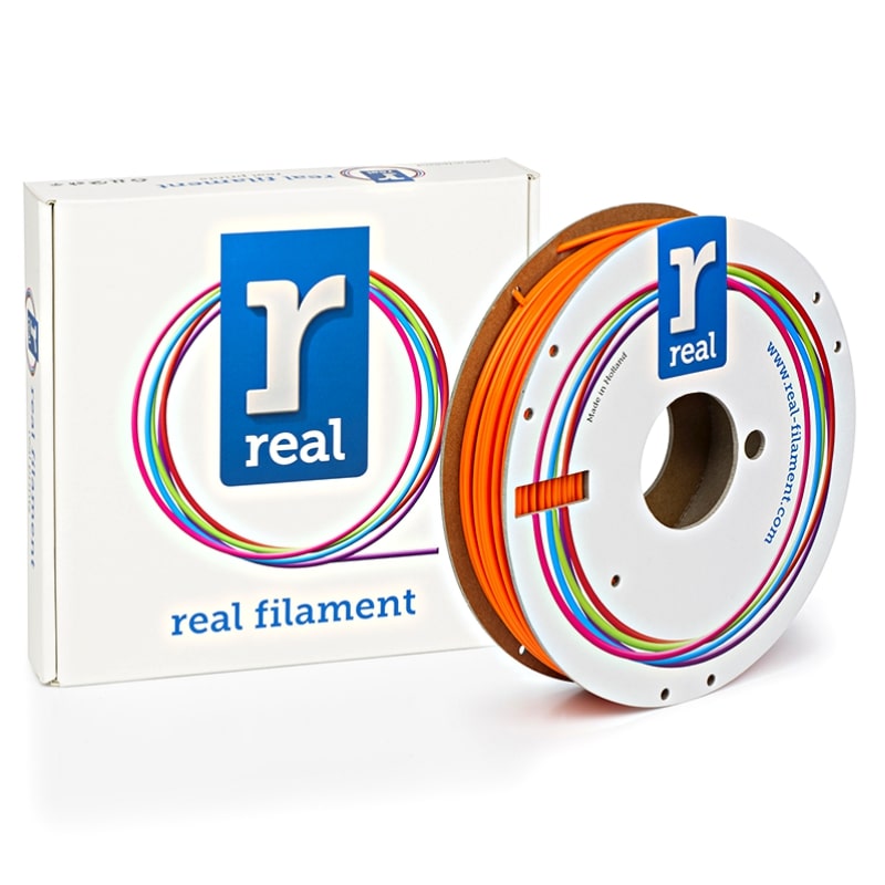 3D Printer Filament REAL PLA 2.85mm Spool of 0.5Kg Orange (NLPLAORANGE500MM3)