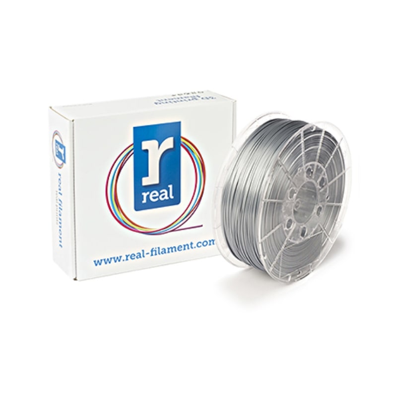 3D Printer Filament REAL PLA 2.85mm Spool of 0.5Kg Satin Silver (NLPLASATINSILVER500MM285)