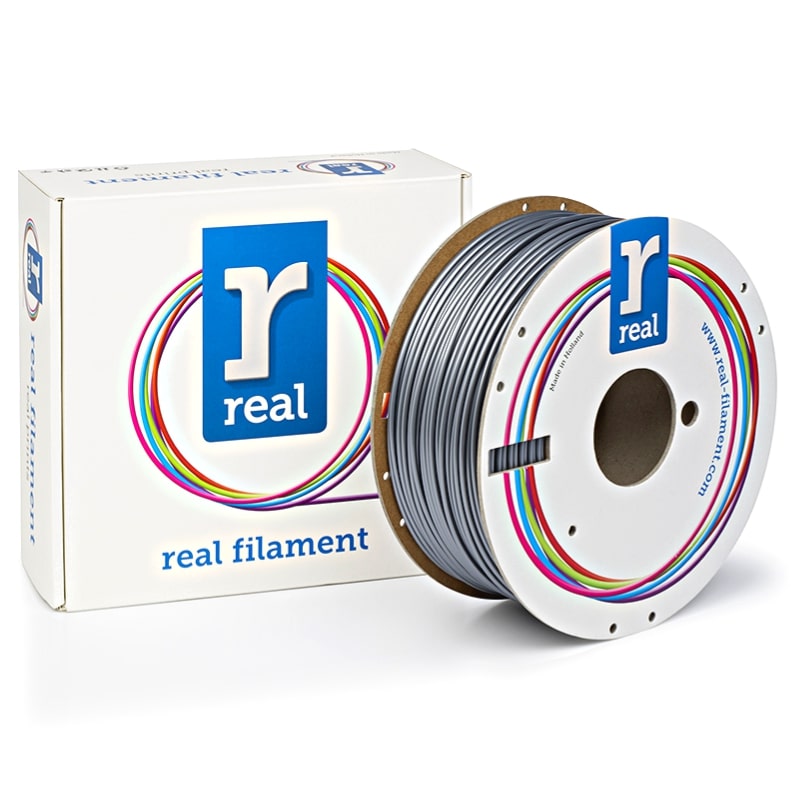 3D Printer Filament REAL PLA 2.85mm Spool of 1Kg Silver (NLPLASILVER1000MM3)