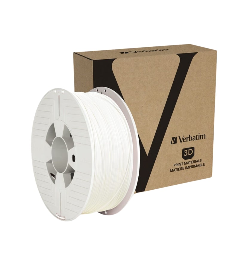 3D Printer Filament Verbatim ABS 1.75mm Spool of 1Kg White (55027)