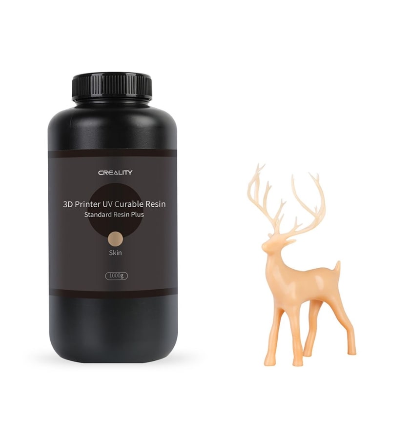 3D Printer Resin CREALITY Standard PLUS 1Kg Flesh - Plastic Bottle (3302020091)