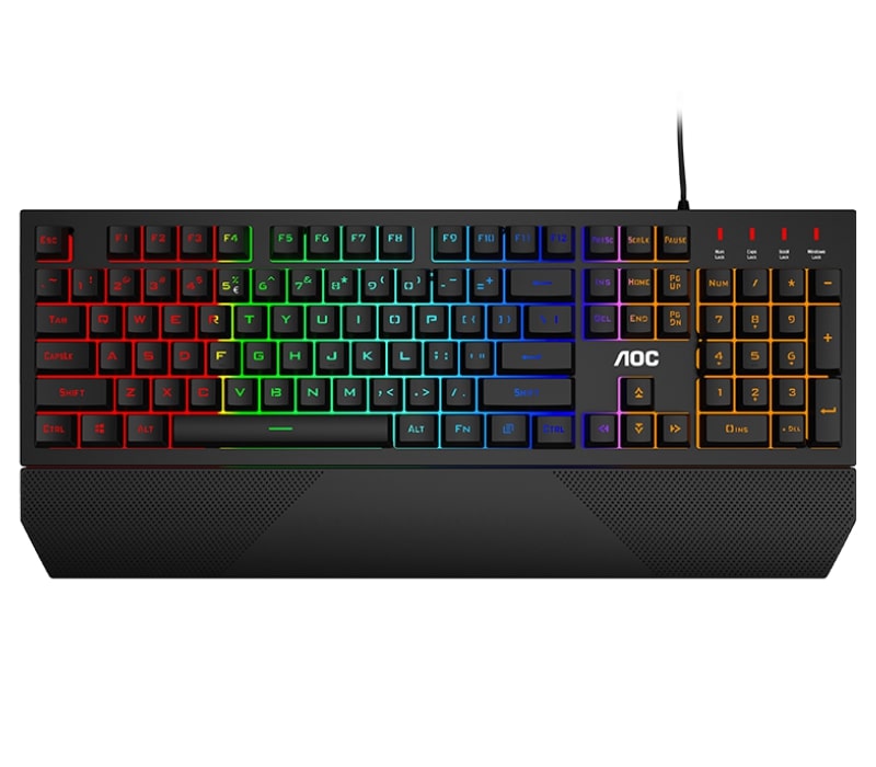 Gaming Πληκτρολόγιο AOC GK200 Black QWERTY US Layout (GK200D3UH/01)