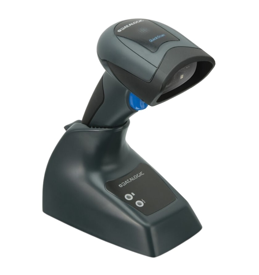 BARCODE SCANNER DATALOGIC QUICKSCAN I QBT2131 (SCANNER + CRADLE/RECEIVER + USB CABLE) (qbt2131-bk-btk1)