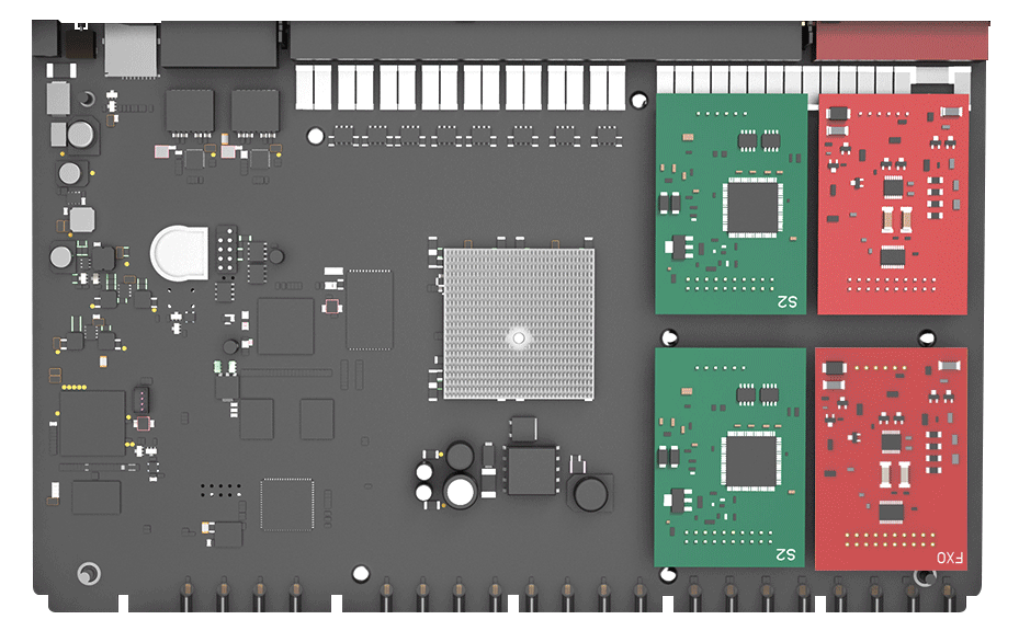  Gif shows the flexibility of Yeastar S412 in terms of its design possibilities 