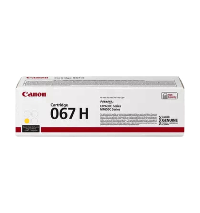 Toner CANON 067H Yellow - 2.350 σελ. (5103C002)