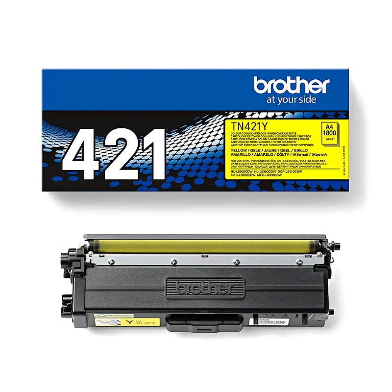 Toner BROTHER TN-421Y Yellow - 1.800 σελ. (TN-421Y)