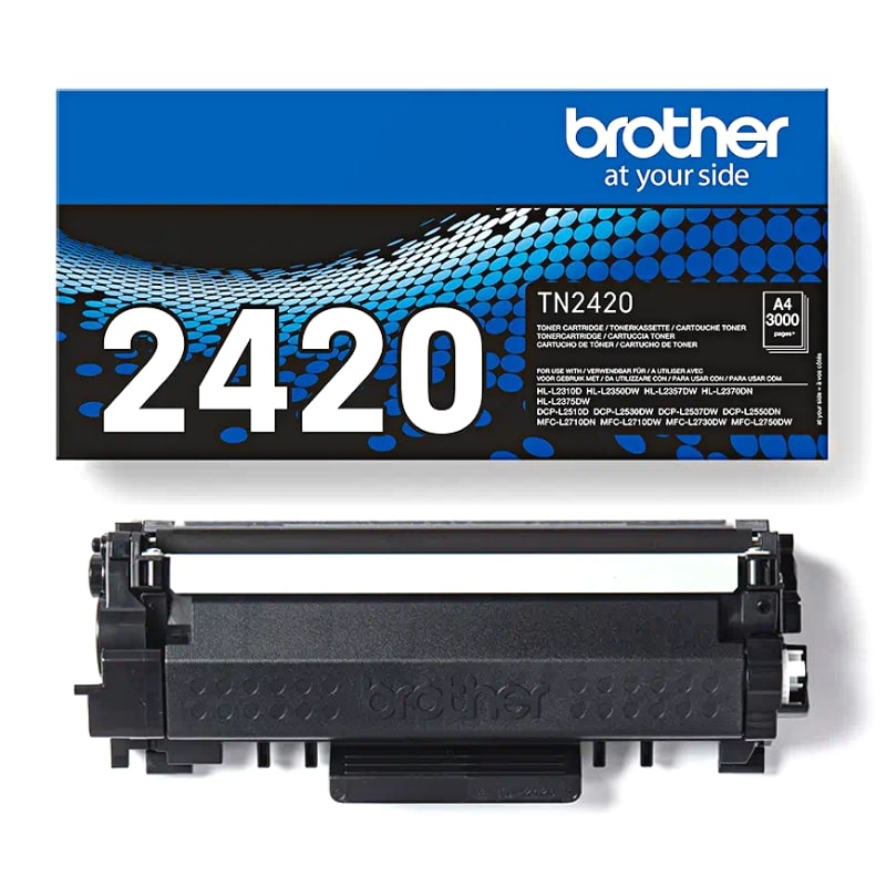 CMYBABEE 4 NOIR Cartouche de Toner Brother TN2420 TN2410 compatible pour  DCP-L2530DW L2510D L2350DN MFC-L2750DW L2710DN 2710