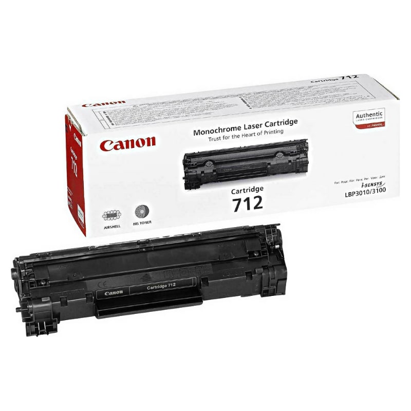 Toner CANON 712 Black - 2.500 σελ. (1870B002)