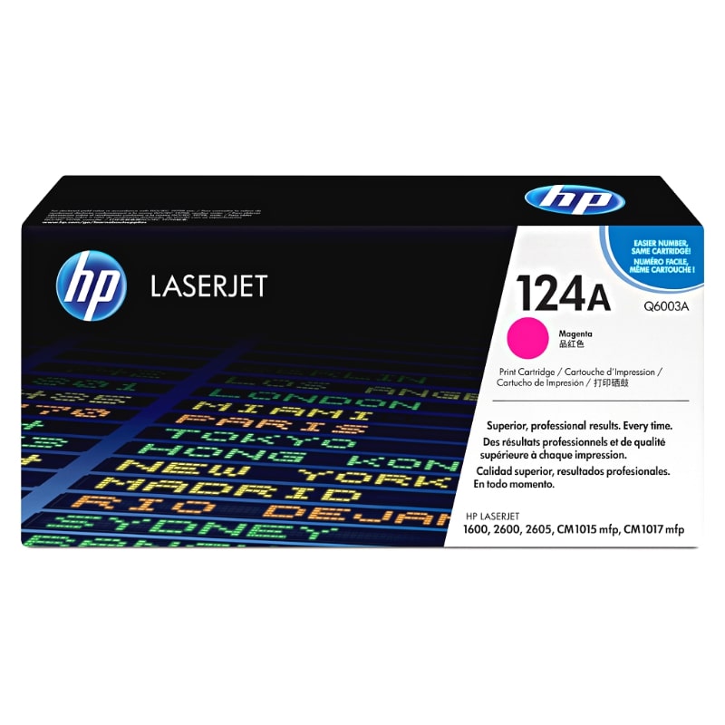 Toner HP 124A Magenta Γνήσιο - 2.000 σελ. (Q6003A)