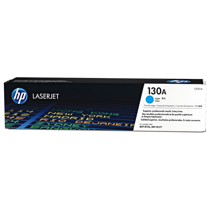 Toner HP 130A Cyan Γνήσιο - 1.000 σελ. (CF351A)