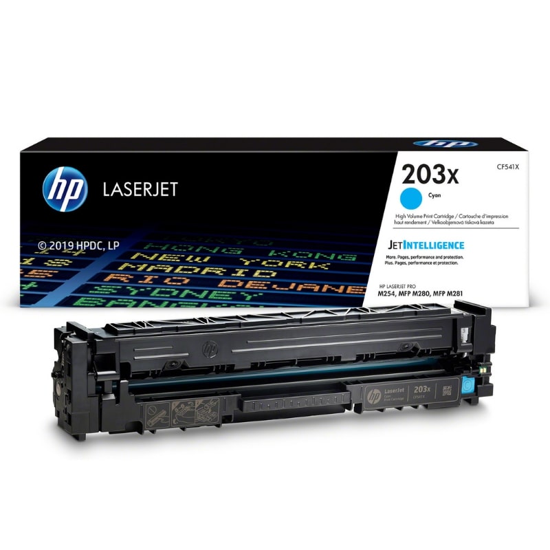 Toner HP 203X Cyan Γνήσιο - 2.500 σελ. (CF541X)