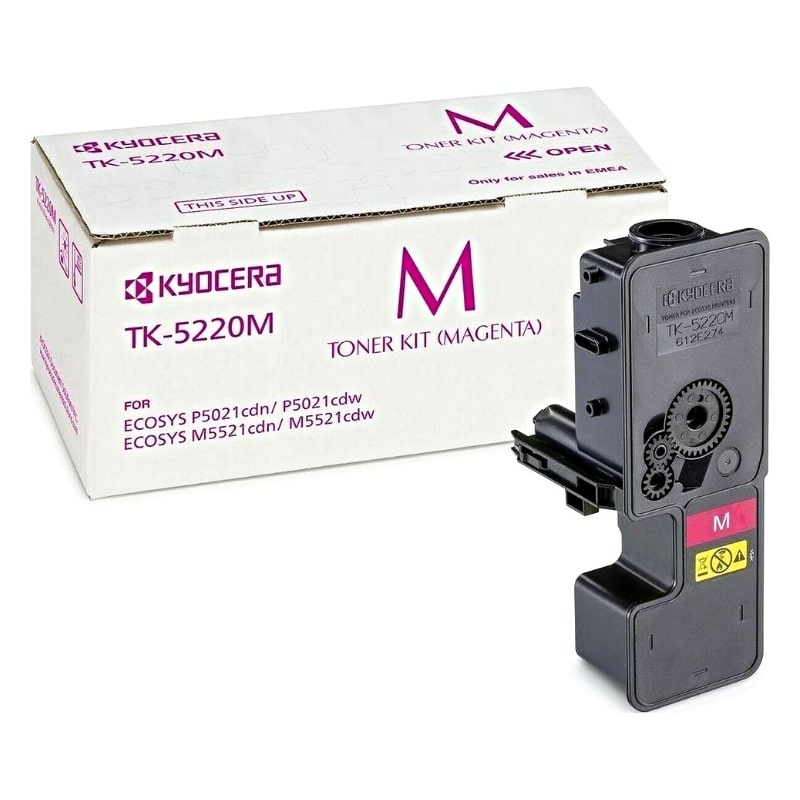 Toner Kyocera Mita TK-5220M Magenta SC - 1.200 σελ. (1T02R9BNL1)