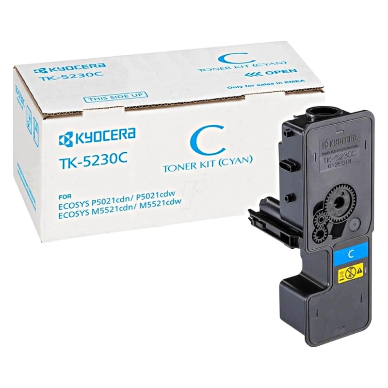 Toner Kyocera Mita TK-5230C Cyan - 2.200 σελ. (1T02R9CNL0)