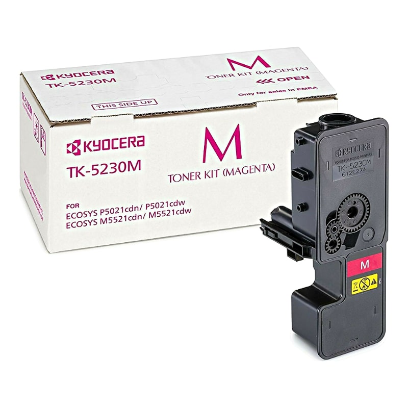 Toner Kyocera Mita TK-5230M Magenta - 2.200 σελ. (1T02R9BNL0)