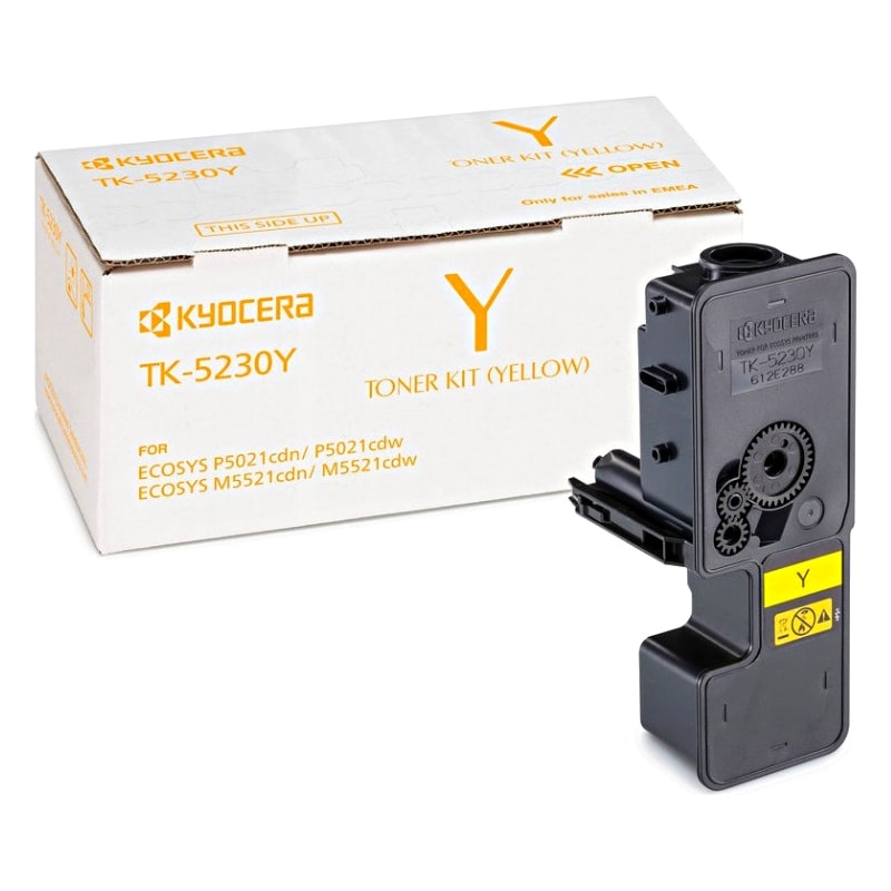 Toner Kyocera Mita TK-5230Y Yellow HC - 2.200 σελ. (1T02R9ANL0)