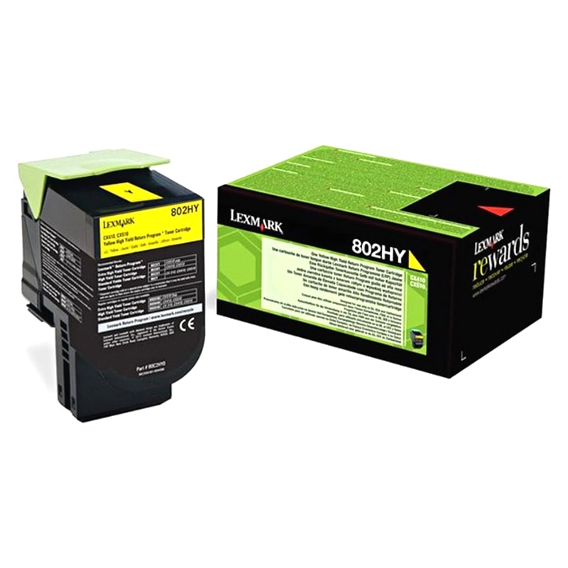 Toner LEXMARK 80C2HY0 Yellow - 3.000 σελ.