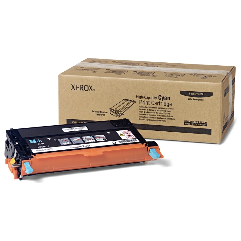 Toner XEROX 113R00723 Cyan - 6.000 σελ. Γνήσιο