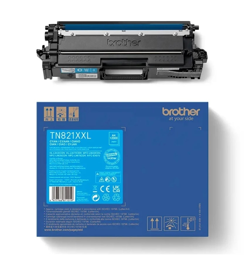 Toner BROTHER TN-821XXLC Cyan - 12.000 σελ. (TN821XXLC)