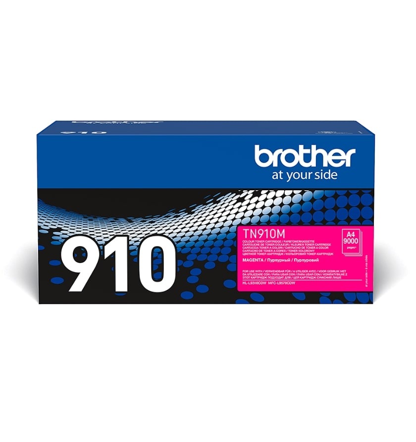  Εικόνα παρουσιάζει το προϊόν Brother TN 910 Magenta και του παρέχει τη δυνατότητα να ανακατευθυνθεί στην συγκεκριμένη σελίδα για να το προμηθευτεί 
