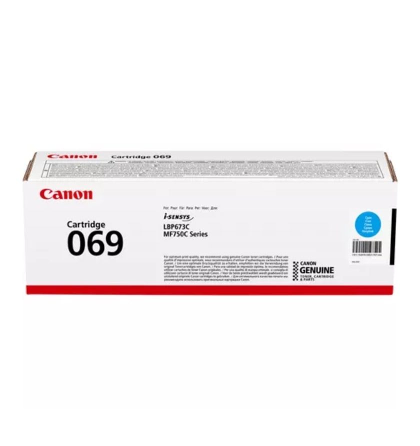 Toner CANON 069 Cyan - 1.900 σελ. (5093C002)