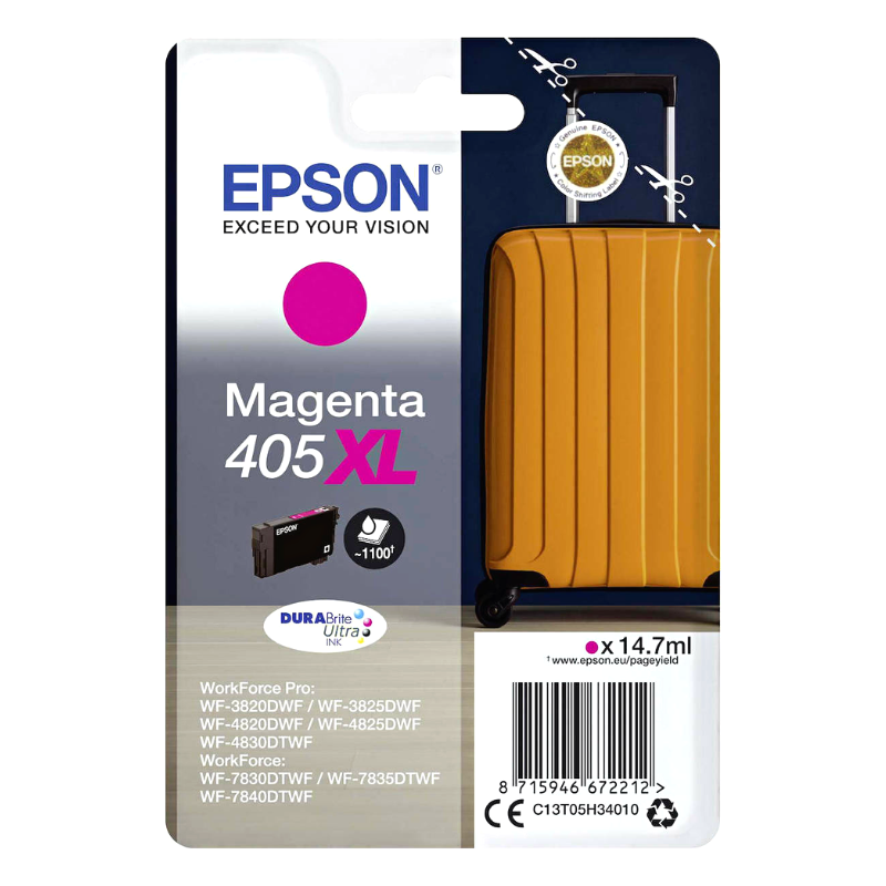 Μελάνι EPSON 405XL Magenta - 1.100 σελ. (C13T05H34010)