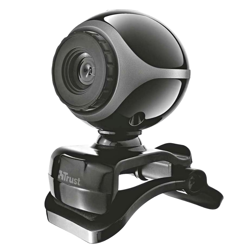 Webcam Trust Exis Black-Silver (17003)