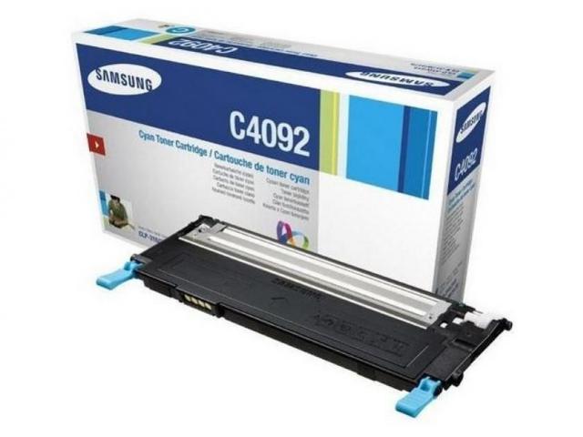 Toner SAMSUNG-HP CLT-C4092S Cyan - 1.000 σελ. (SU005A)