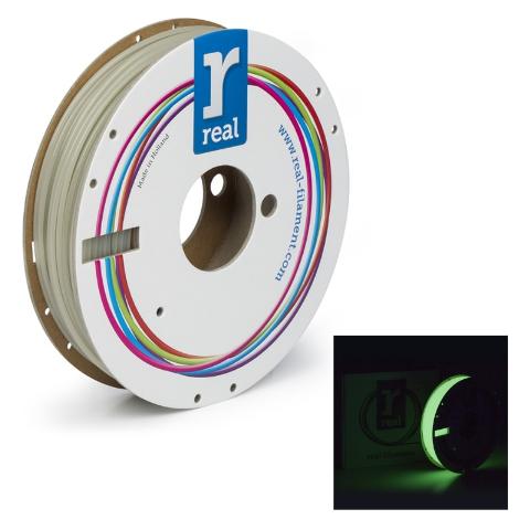 3D Printer Filament REAL PLA 2.85mm Spool of 0.5Kg Glow in the Dark (NLPLAGLOW500MM285)