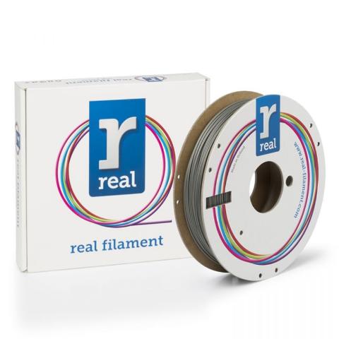 3D Printer Filament REAL PLA 1.75mm Spool of 0.5Kg Matte Antique Silver (NLPLAMATTESILV500MM175)
