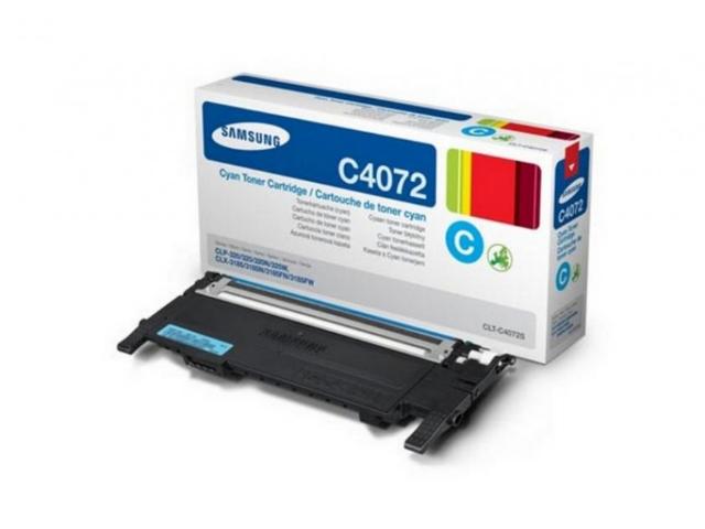 Toner SAMSUNG-HP CLT-C4072S,ELS Cyan - 1.000 σελ. (ST994A)