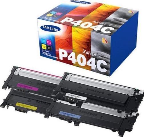 Toner SAMSUNG-HP CLT-P404C Rainbow kit (1 Black-1 Cyan-1 Magenta-1 Yellow) - (SU365A)