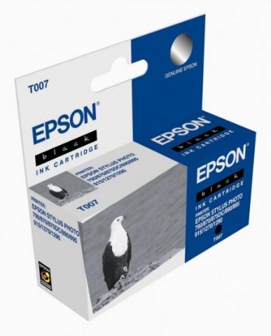 Μελάνι EPSON T007 Black Γνήσιο - 540 σελ. (C13T00740120)