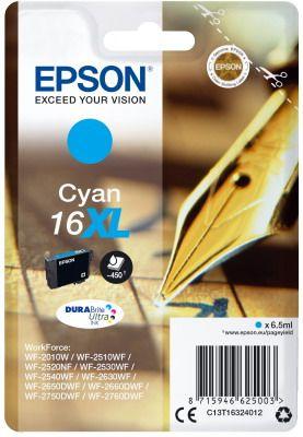 Μελάνι EPSON T163240XL Cyan - 450 σελ. (C13T16324012)