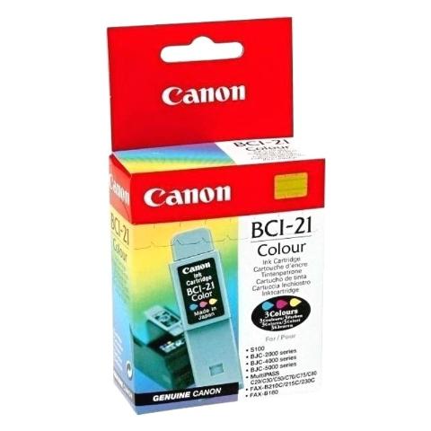 Μελάνι CANON BCI-21C Tri-Color - 200 σελ. (0955A002AA)