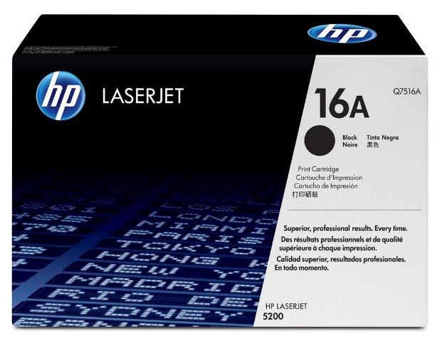 Toner HP 5200 Black 12.000 σελ. (Q7516AC)