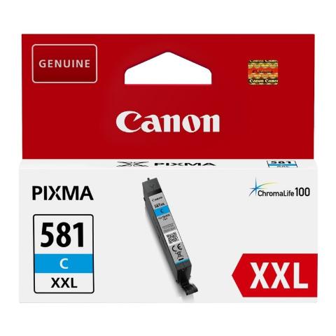 Μελάνι Canon CLI-581XXLC Cyan - 830 σελίδες  (1995C001)