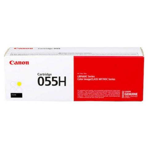 Toner CANON 055YH Yellow - 5.900 σελ. (3017C002)