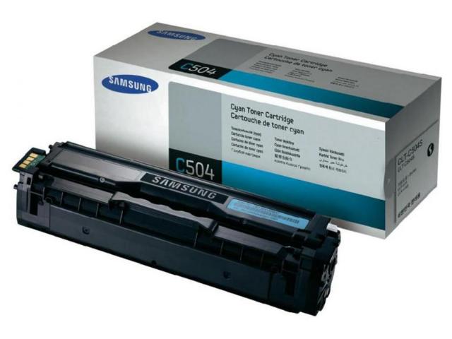 Toner SAMSUNG-HP CLT-C504S Cyan - 1.800 σελ. (SU025A)