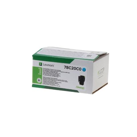 Toner LEXMARK 78C20C0 Cyan - 1.400 σελ.