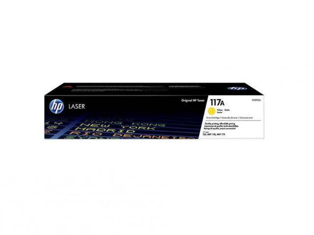 Toner HP 117A Yellow - 700 σελ. (W2072A)