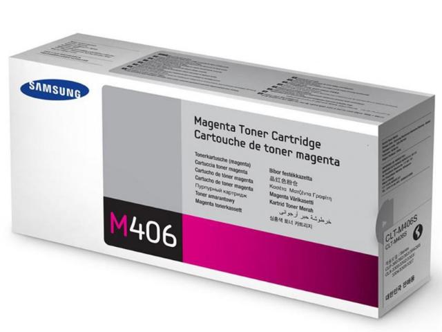 Toner SAMSUNG-HP CLT-M406S,ELS Magenta - 1.000 σελ. (SU252A)