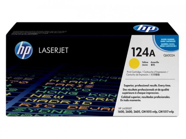 Toner HP 124A Yellow - 2.000 σελ. (Q6002A)