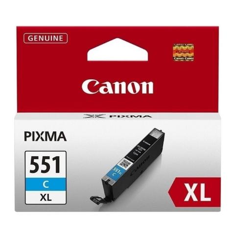 Μελάνι CANON CLI-551CXL Cyan - 267 σελ. (6444B001)