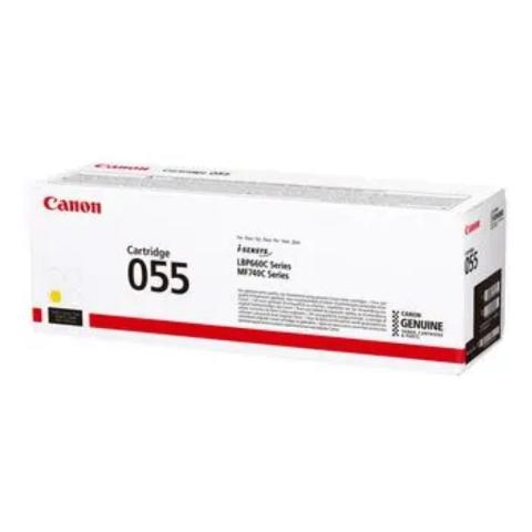 Toner CANON 055Y Yellow - 2.100 σελ. (3013C002)