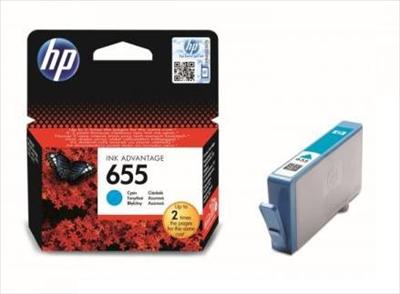 Μελάνι HP 655 Cyan - 600 σελ. (CZ110AE)